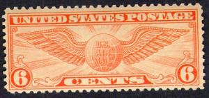 C19 8c Winged Globe Mint NH