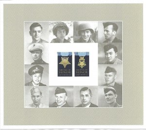 Medal of Honor Korean War Full Mint Sheet of 20 - Stamps Scott 4822-23