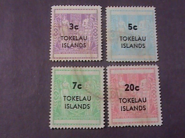 TOKELAU # 12-15-USED---COMPLETE SET----1967