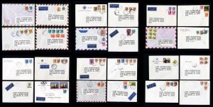 Lot of 240 Lions Club covers Worldwide to Lions International, Oakbrook, IL