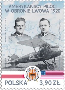 Stamps of Poland 2023 MNH** - American pilots in the defense of Lvov 1920