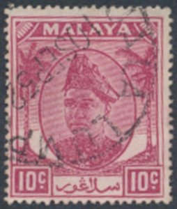 Selangor  Malaya  SC#  86  Used   (shade) see details & scans