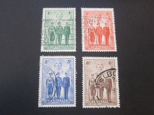 Australia 1940 Sc 184-87 set FU 