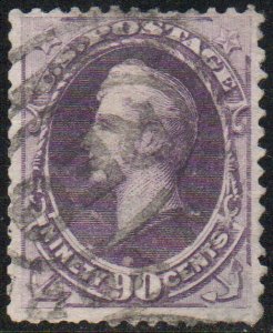 USA #218 F-VF, registered cancel, robust color! Retails $225