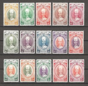 MALAYA/KELANTAN 1937/40 SG 40/54 MINT Cat £2000