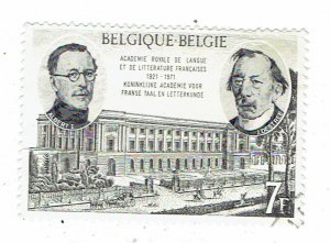 BELGIUM SCOTT#801 1971 KING ALBERT I & JULES DESTREE - THE ROYAL ACADAMY USED