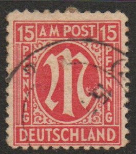 Germany AMG Issue Sc #3N9 Used