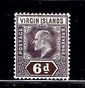 Virgin Is 34 MH 1904 issue