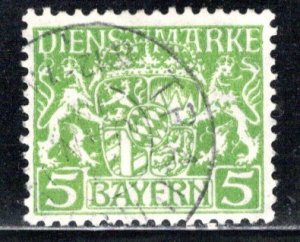 German States Bavaria Scottl # O7, used