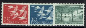 Finland SC# 343-345, Mint Hinged, Hinge Remnant -  Lot 032617