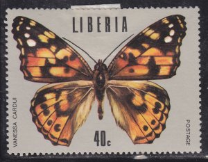 Liberia 688 Tropical Butterflies 1974