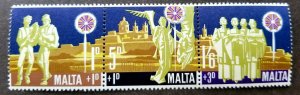 Malta Christmas 1969 Musical Instrucments (stamp) MNH