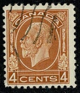 Canada #198 4c king used