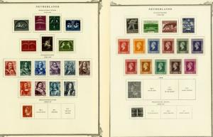 Netherlands Stamps Mint Sets & Singles 1920's-1960's on pages