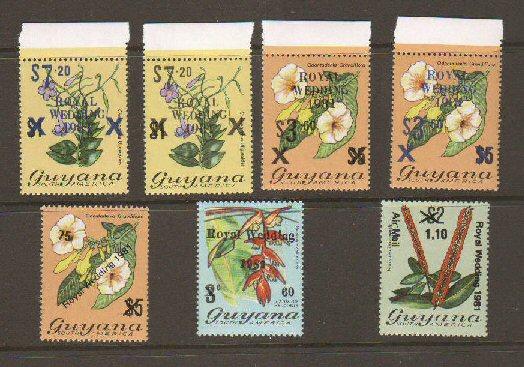 Guyana #331-5 and a's Mint