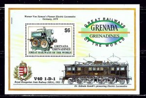 Grenada-Grenadines 1382A MNH 1992 Trains