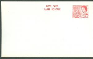 Canada - Postal Card  4c QE II   (1) Unused