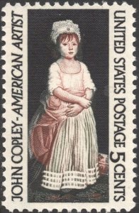 SC#1273 5¢ John S. Copley Issue Single (1965) MNH