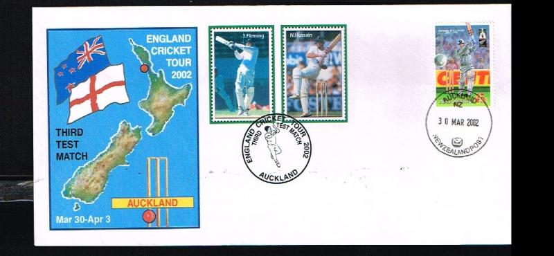 2002 - New Zealand Cover - Sport - Cricket - Third test match - Auckland [GA051]