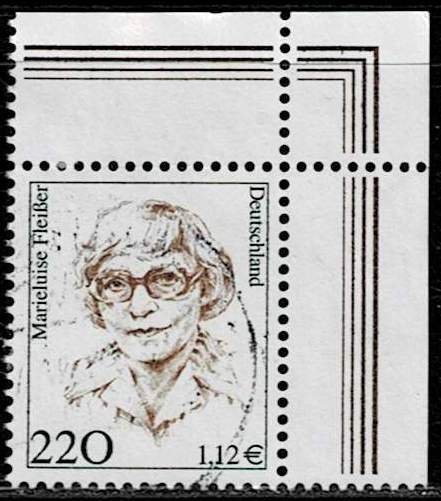 Germany 2001,Sc.#1730 used Famous Women: Marieluise Fleißer