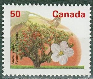 #1365i MNH Canada Fruit Tree Def. - Snow Apple, coated paper