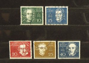 15573   GERMANY   Used # 804a, 804b, 804c, 804d, 804e             CV$ 30.00