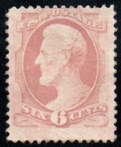 USA #186 Fine+ OG H, nice color!