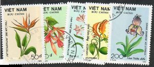 Vietnam; Scott 2030 to 2034; 1989;  Used