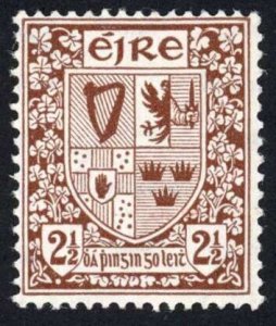 Ireland SG115 2 1/2d Red-Brown 2nd Wmk U/M Cat 18 pounds