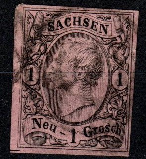 Saxony #10 F-VF Used CV $8.00 (X425)