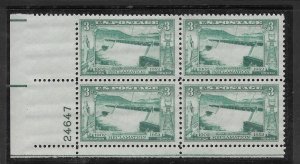#1009 MNH Plate Block