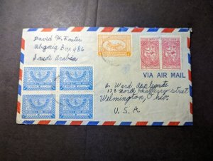 Saudi Arabia Airmail Cover to Wilmington OH USA