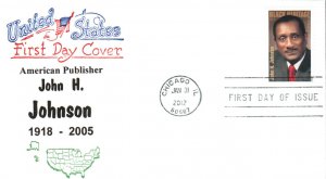 #4624 John H. Johnson Artopages FDC