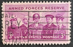 US #1067 Used F/VF 3c Armed Forces Reserve 1955 [B33.9.4]