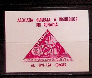 ROMANIA Sc C22-23 NH SOUVENIR SHEETS OF 1945 - AVIATION