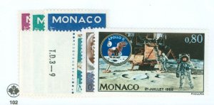 Monaco #768-773  Single (Complete Set) (Space)