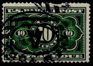 U.S. PARCEL POST DUE JQ4  Used (ID # 66924)