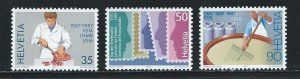 Switzerland 810-2 1987 Events set MNH