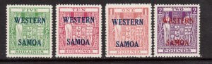 Samoa #216 - #219 VF/NH Set