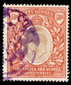 East Africa and Uganda Scott 16 Used with revenue cancel.