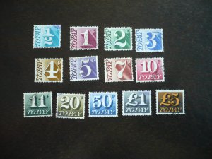 Stamps - Great Britain - Scott# J79-J91 - Used Set of 13 Stamps