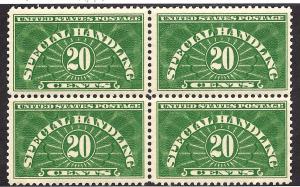 QE3 Mint,OG,NH... Block of 4... SCV $31.00