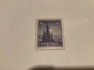 Germany allied occupation Thuringia 1945 obliterated N error Mnh stamp Ref A200