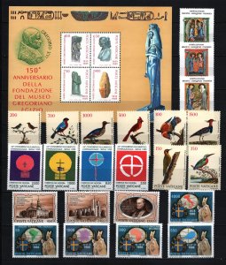 VATICAN 1989 COMPLETE YEAR SET OF 23 STAMPS & S/S MNH