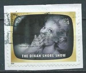 USA 2009 Early TV Memories: The Dinah Shore show 44¢ USED SC 4414i YV 4194 M...