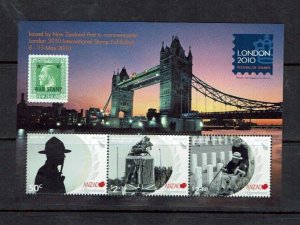 New Zealand: 2010,  London 2010, Festival of Stamps, M/Sheet.