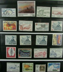 Greenland  SC #348 // 600   36 Nice lot Used stamps