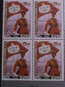 ​KOREA-1996 SC# 3589 5TH ANNIV:KIM JONG II -COMMENDER- PEOPLE'S ARMY-BLOCK