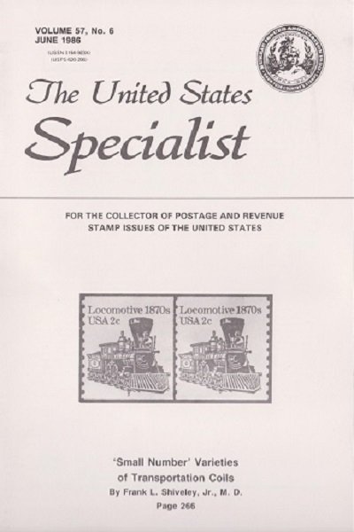 11 Different Volumes of The United States Specialist from 1986