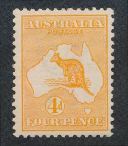 AUSTRALIA 6 MINT F-VF HINGED 4p